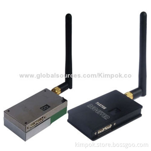 FPV/UAV wireless sender with 5.8GHz, 1200mW, 9CH, 1000 to 2500m transmitting range